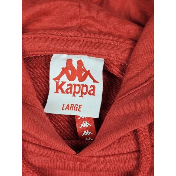 Kappa Authentic Hoodie Womens‎ Lrg. Red Plock Sweatshirt 36155IW-A08. - Picture 3 of 7